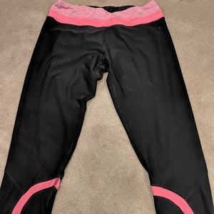 Danskin Black and Pink Exercise Leggings